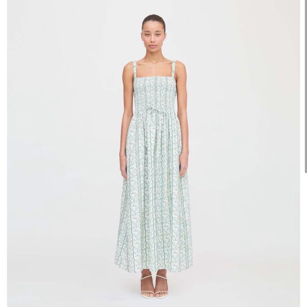 Hill House Home The Anita Nap Dress - Green Provence Floral